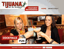Tablet Screenshot of bar-tijuana.de